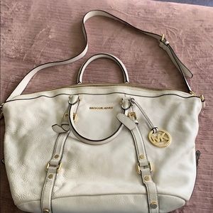 Michael Kors Cream crossbody satchel